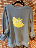 Lemon Drop Sweatshirt, Vintage Blue- 2XLarge