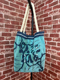 LAKE BAG, Blue & Teal, Large