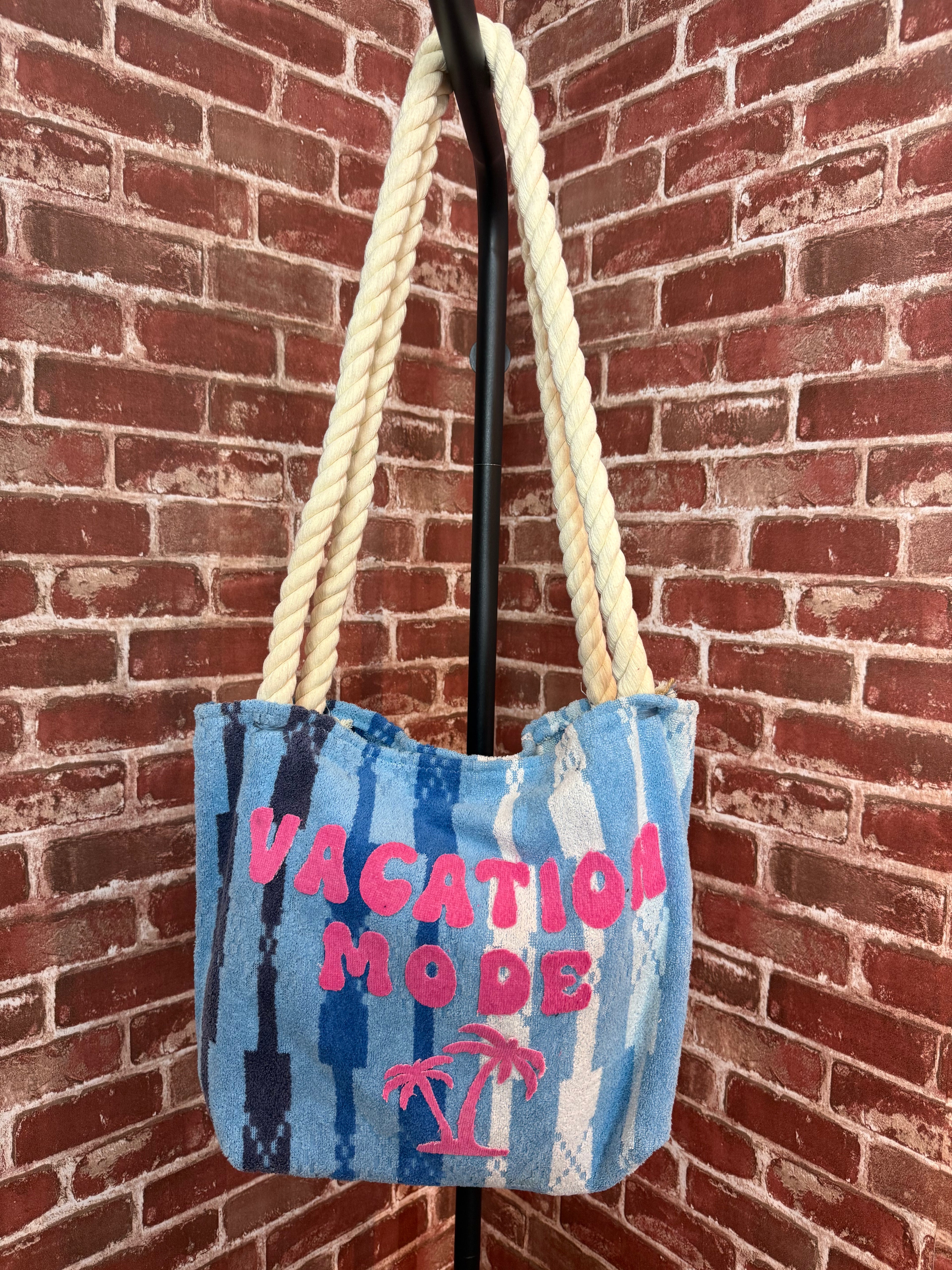 Vacation Mode Bag, Blue -Large