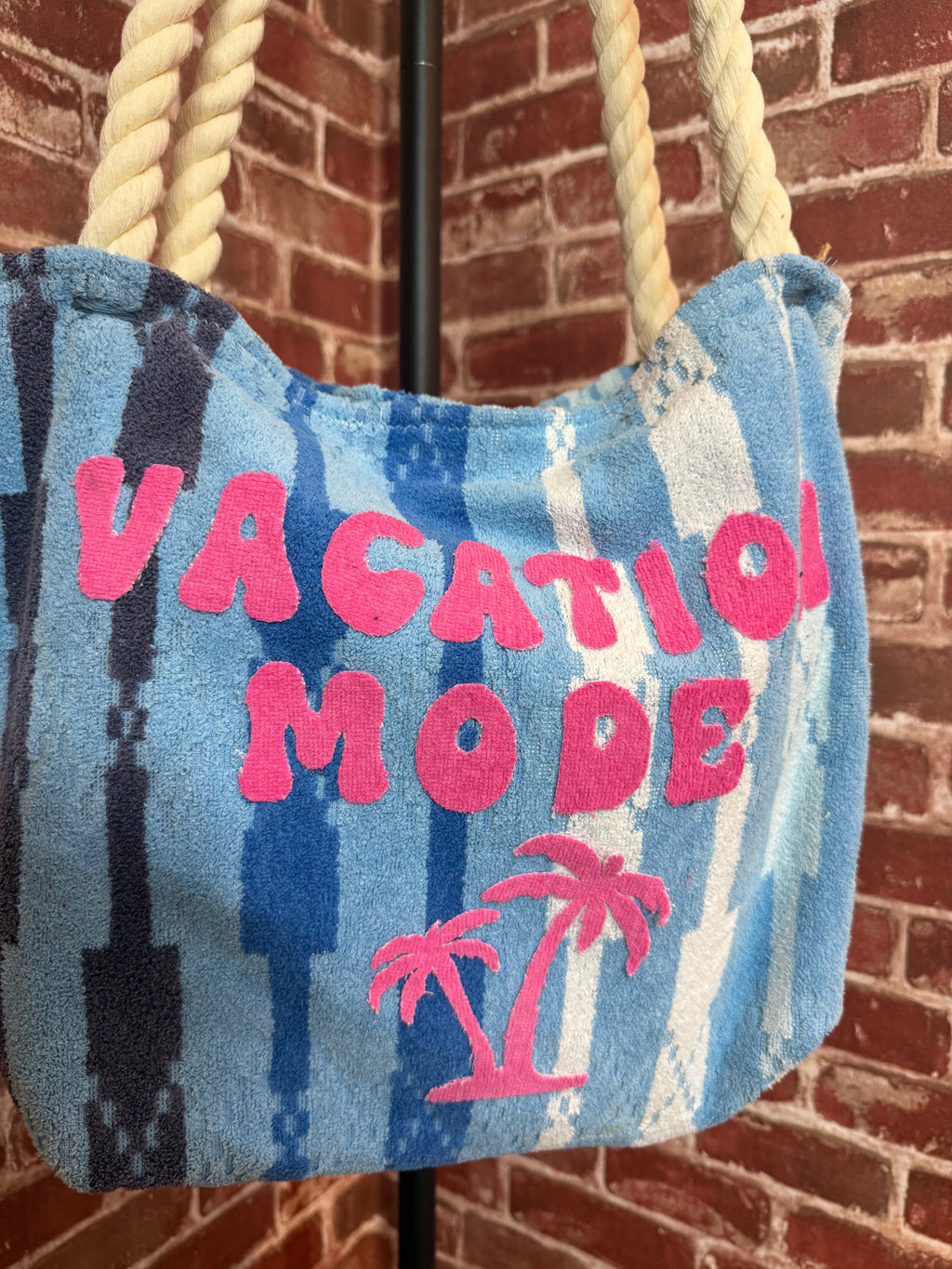 Vacation Mode Bag, Blue -Large
