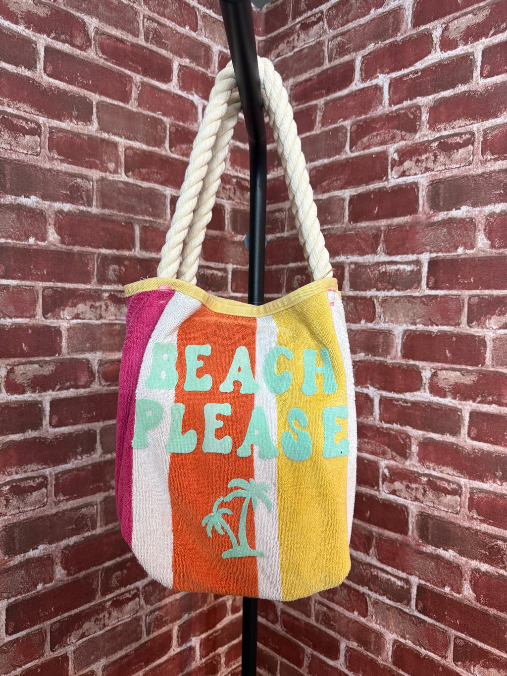 Beach Please Bag, Multi Color -Large