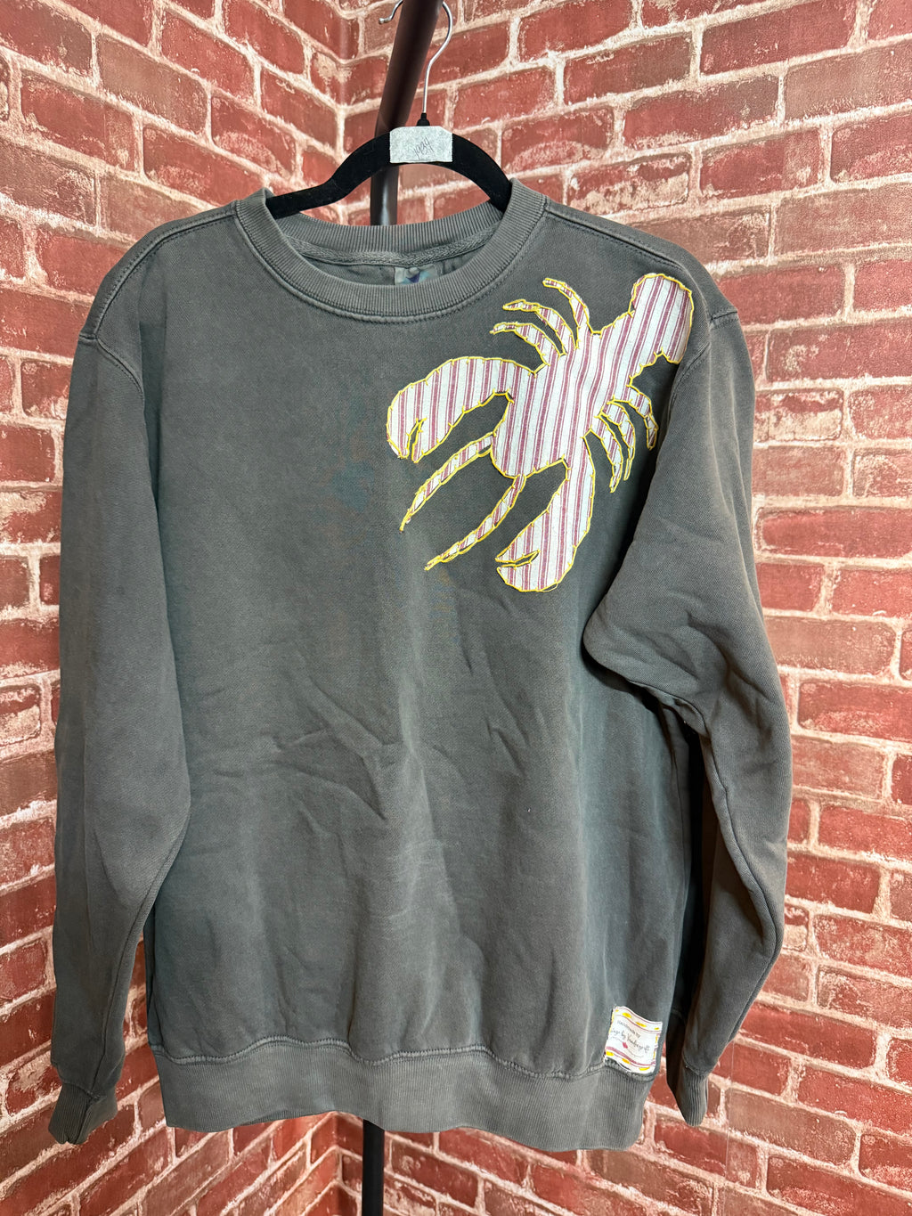 Lobster Quilted Sweatshirt - Medium