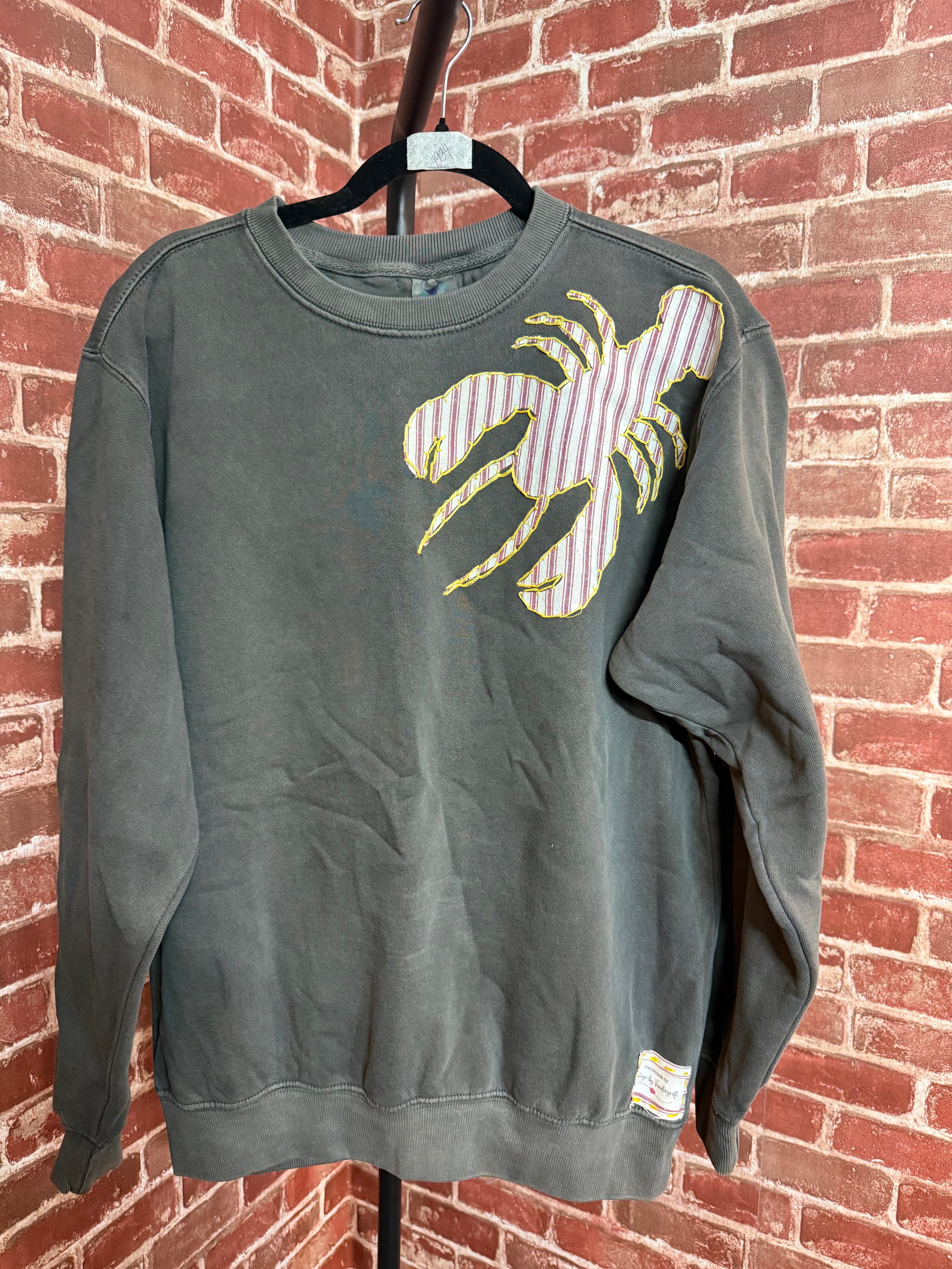 Lobster Quilted Sweatshirt - Medium