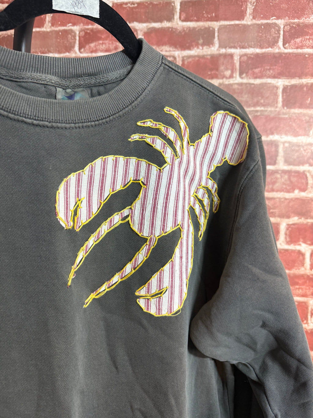 Lobster Quilted Sweatshirt - Medium