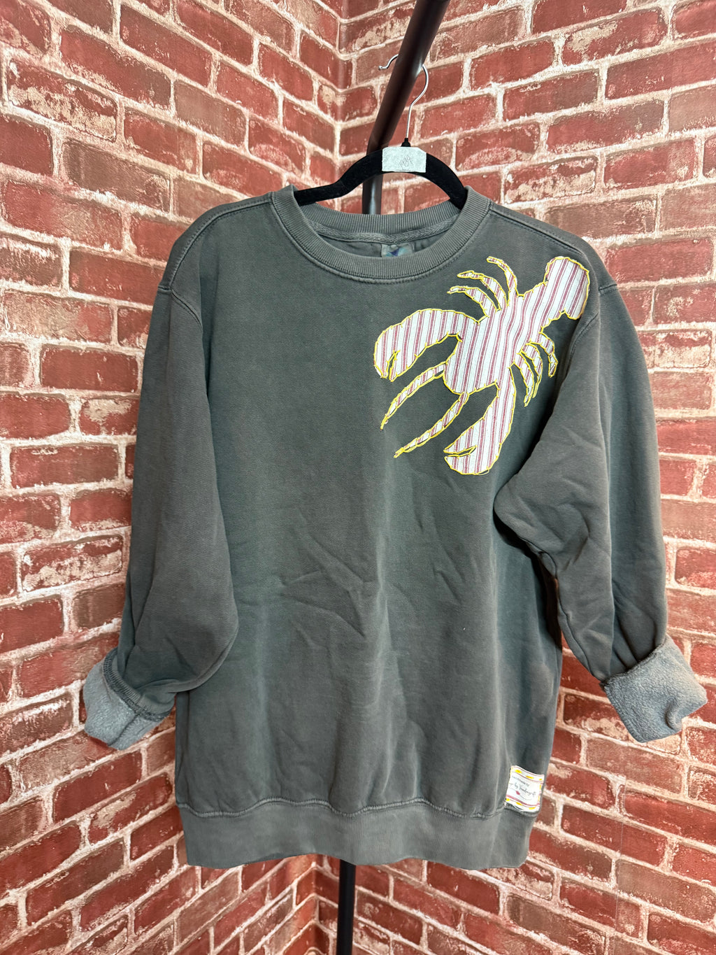 Lobster Quilted Sweatshirt - Medium
