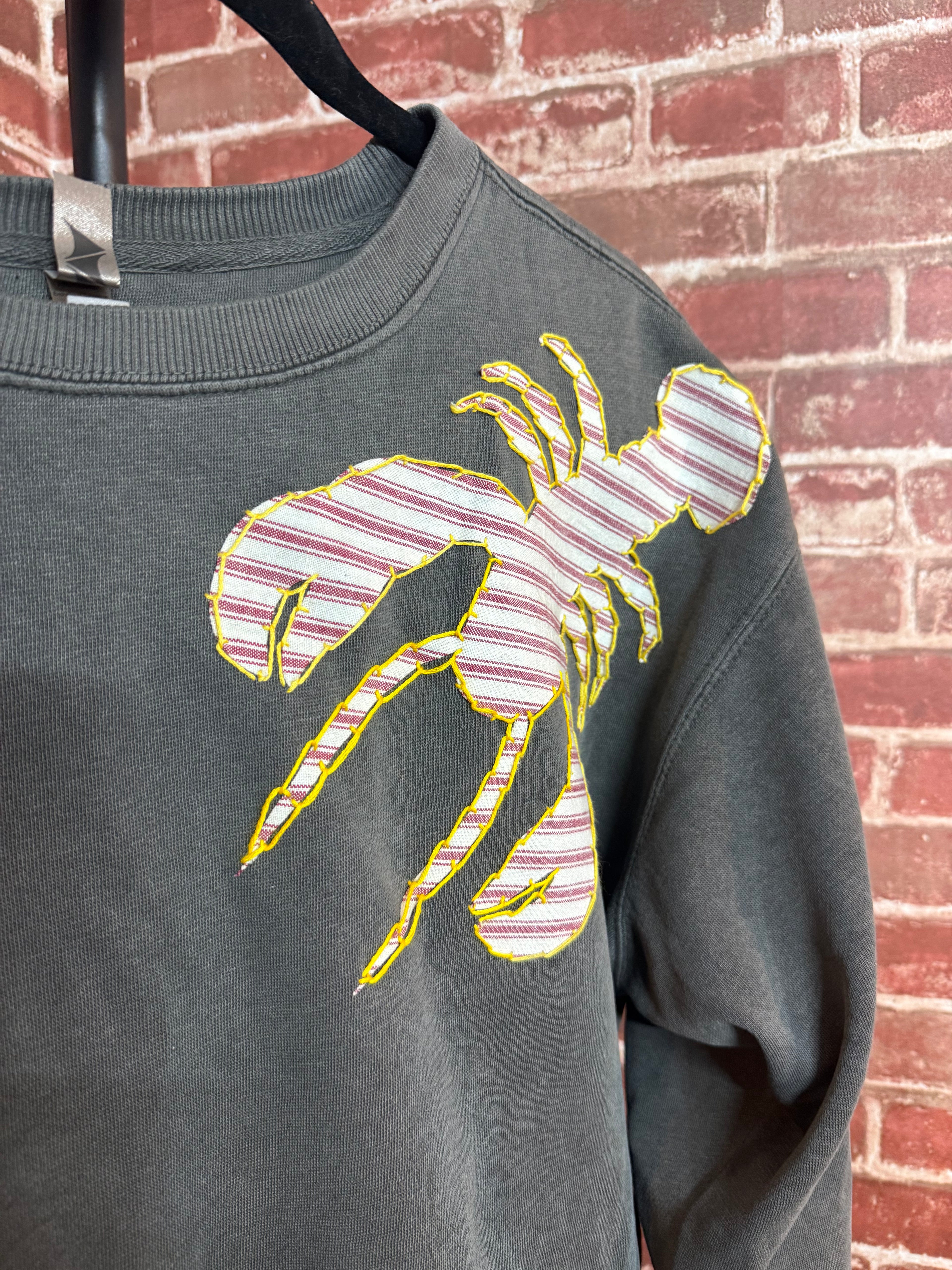 Lobster Quilted Sweatshirt - XLarge
