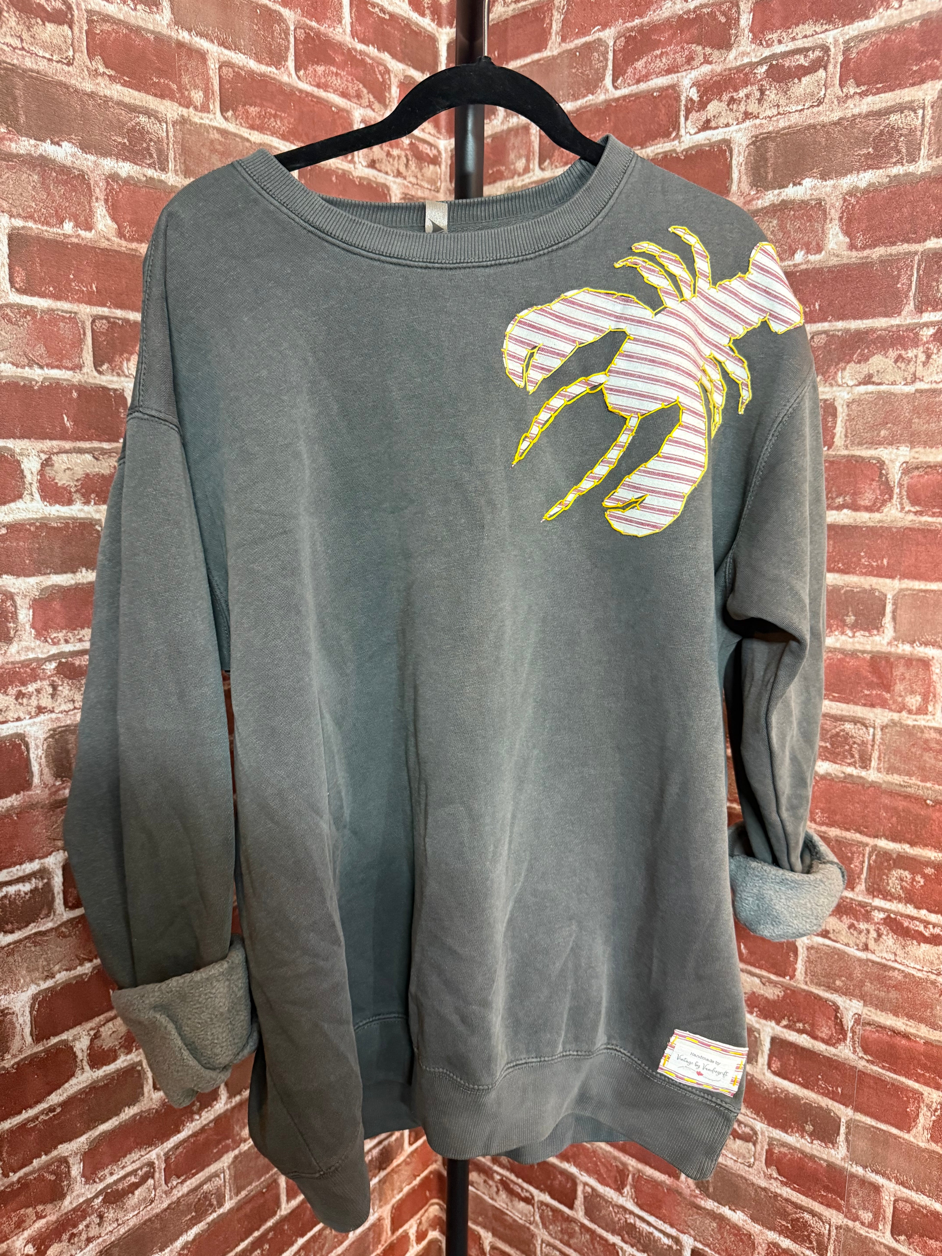Lobster Quilted Sweatshirt - XLarge