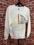 Sail Boat Quilted Sweatshirt - Small
