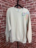 Tan Quilted Bow Sweatshirt -2XLarge