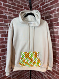 Afghan Pocket Hoodie Tan- Small