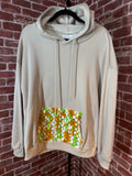 Afghan Pocket Hoodie Tan- Large
