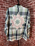 Sage Green Long Sleeve with Quilted Back- XLarge